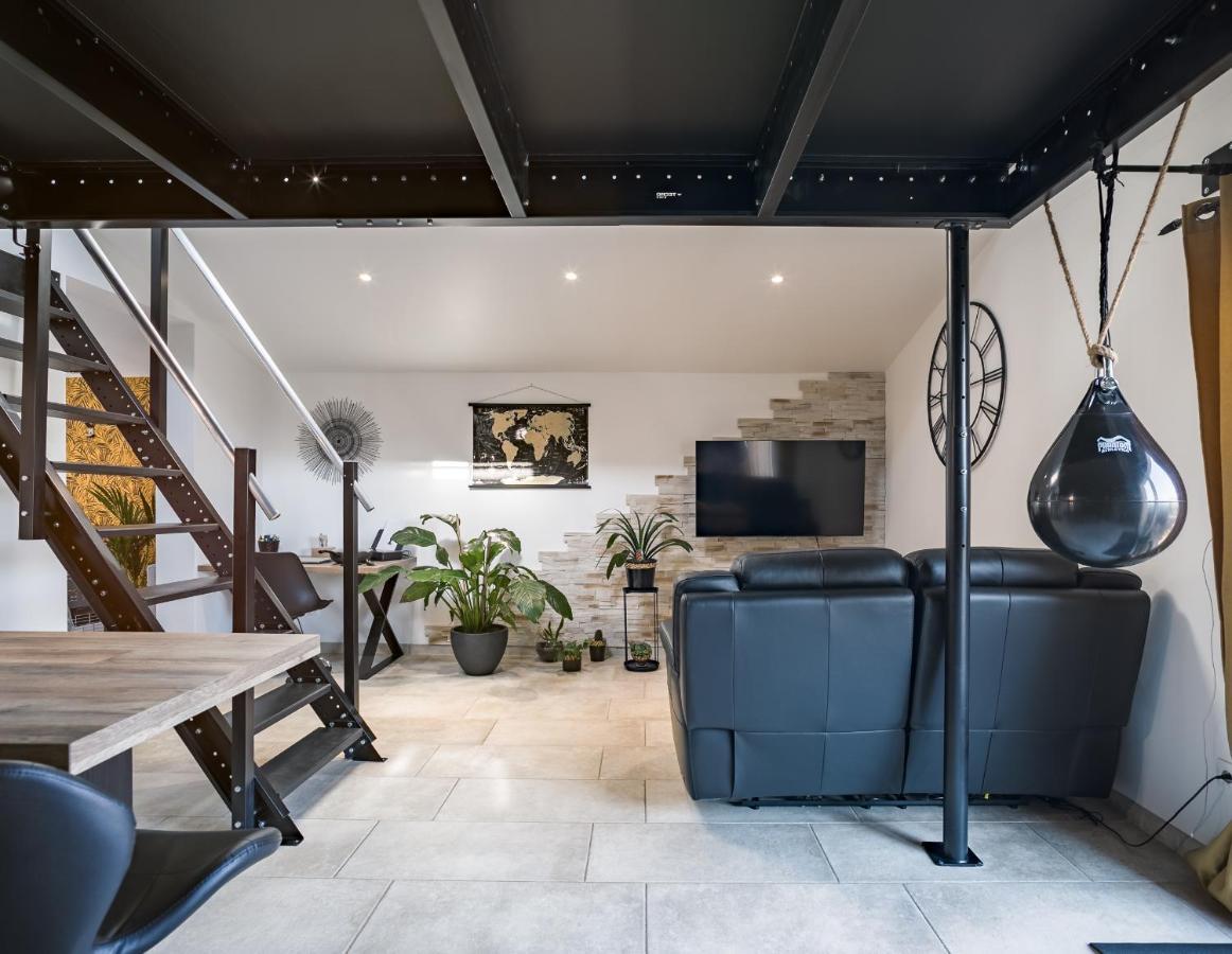 Loft Avec Jardin Et Parking Prive Apartment Troyes Ngoại thất bức ảnh
