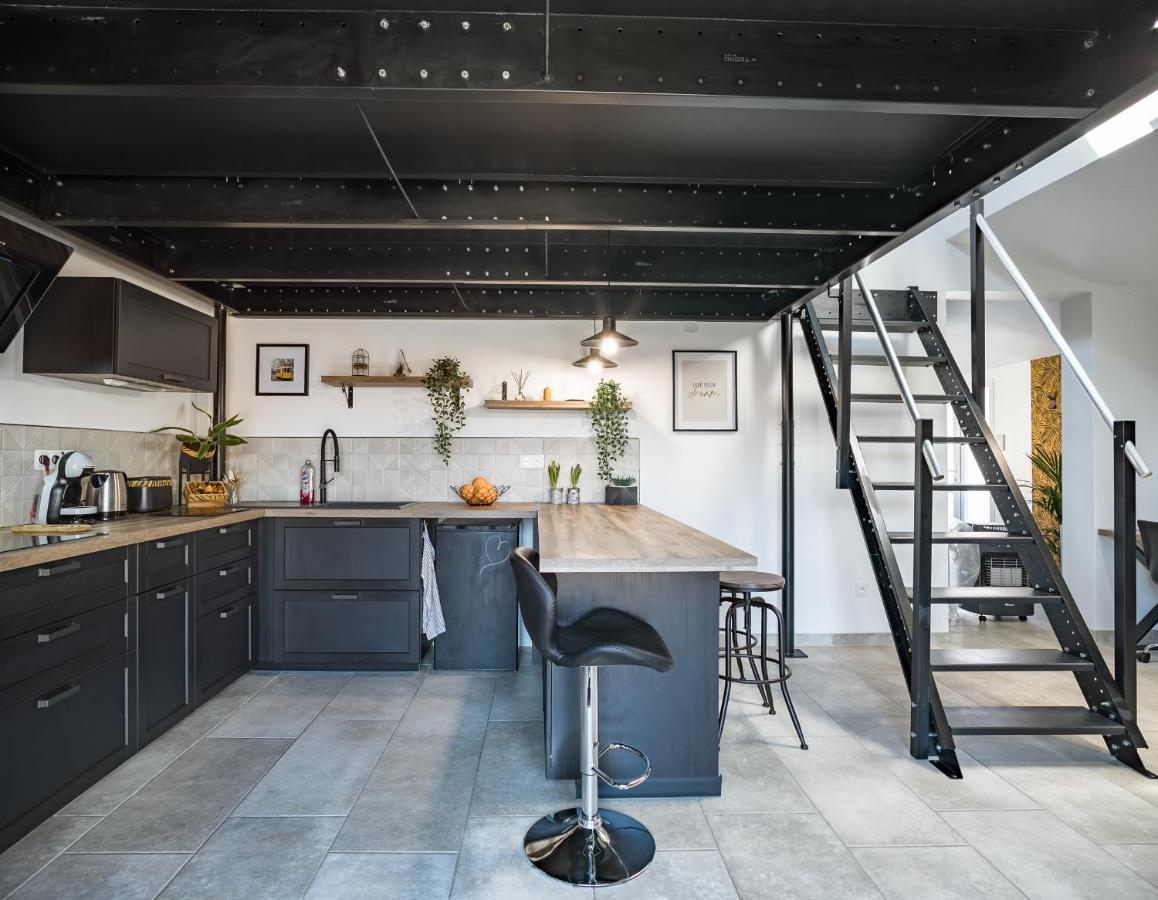 Loft Avec Jardin Et Parking Prive Apartment Troyes Ngoại thất bức ảnh